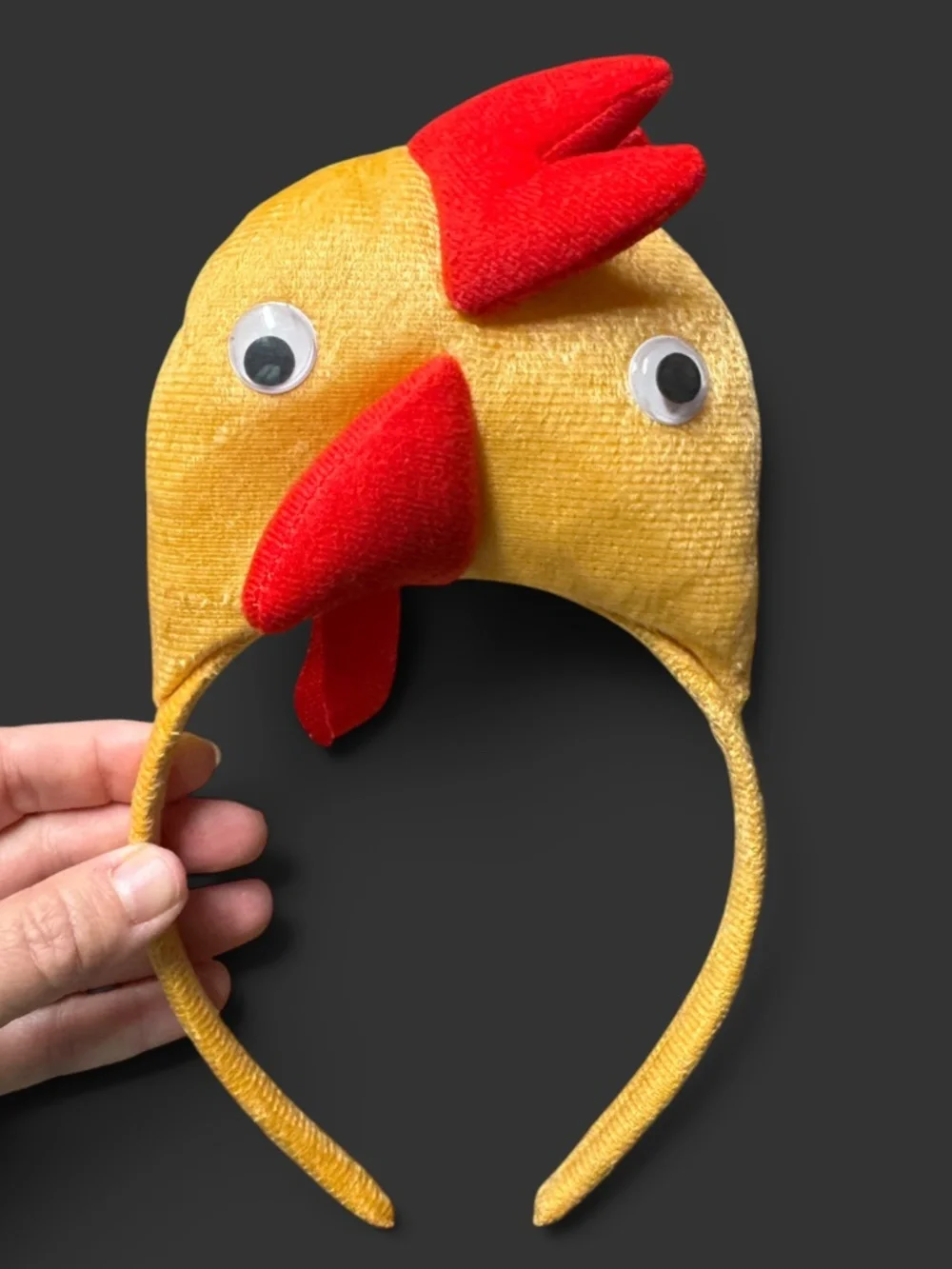 Rooster Chicken Costume Set, Headband Tail Bow Tie, Halloween Farm Animal